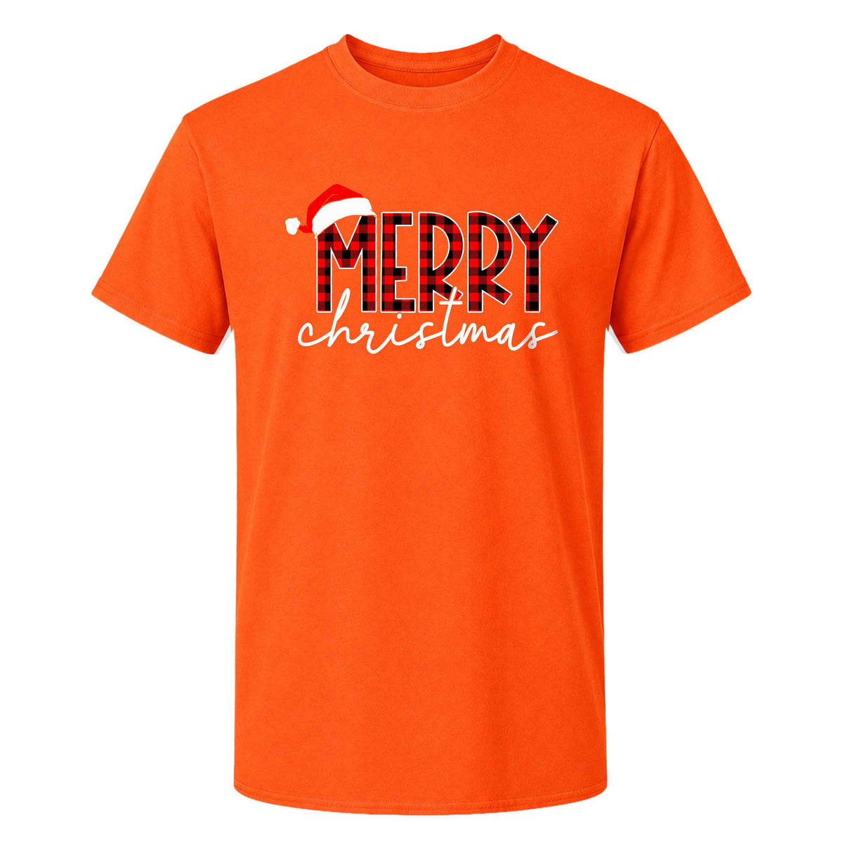 Matching Family Christmas Shirts, Merry Christmas Santa Hat Graphic Tees, Christmas Gift for Family