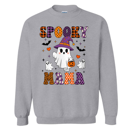 Personalized Halloween Shirt - Spooky Mama Shirt - Halloween Gift for Mom, Grandma, Aunt