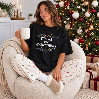 Funny Christmas Couple Shirts, It's Me I'm Everything Matching Holiday Shirts, Christmas Gift for Couples