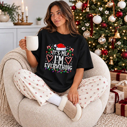 Funny Christmas Couple Shirts, It's Me I'm Everything Matching Holiday Shirts, Christmas Gift for Couples