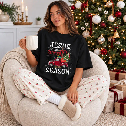 Jesus Is The Reason For The Season Christmas Shirt, Christian Nativity Tee, Religious Gift For Xmas