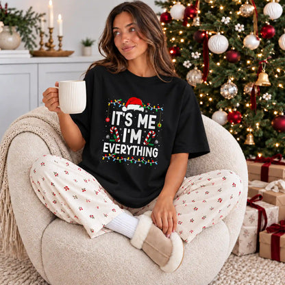 Funny Christmas Couple Shirts, It's Me I'm Everything Matching Holiday Shirts, Christmas Gift for Couples