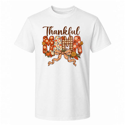Personalized Thanksgiving Shirt - Thankful Mama - Holiday Gift for Mom, Grandma
