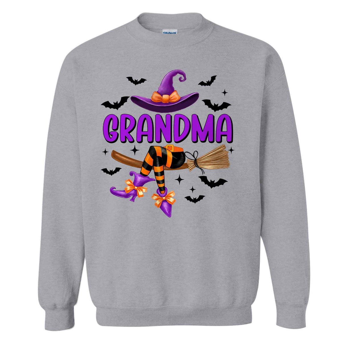Personalized Halloween Witch Shirt - Grandma Witch T-Shirt Sweatshirt - Halloween Gift for Grandma, Mom