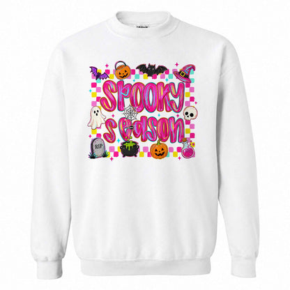 Colorful Halloween Shirt - Spooky Halloween T-shirt Sweatshirt - Cute Halloween Outfit, Spooky Season Gift