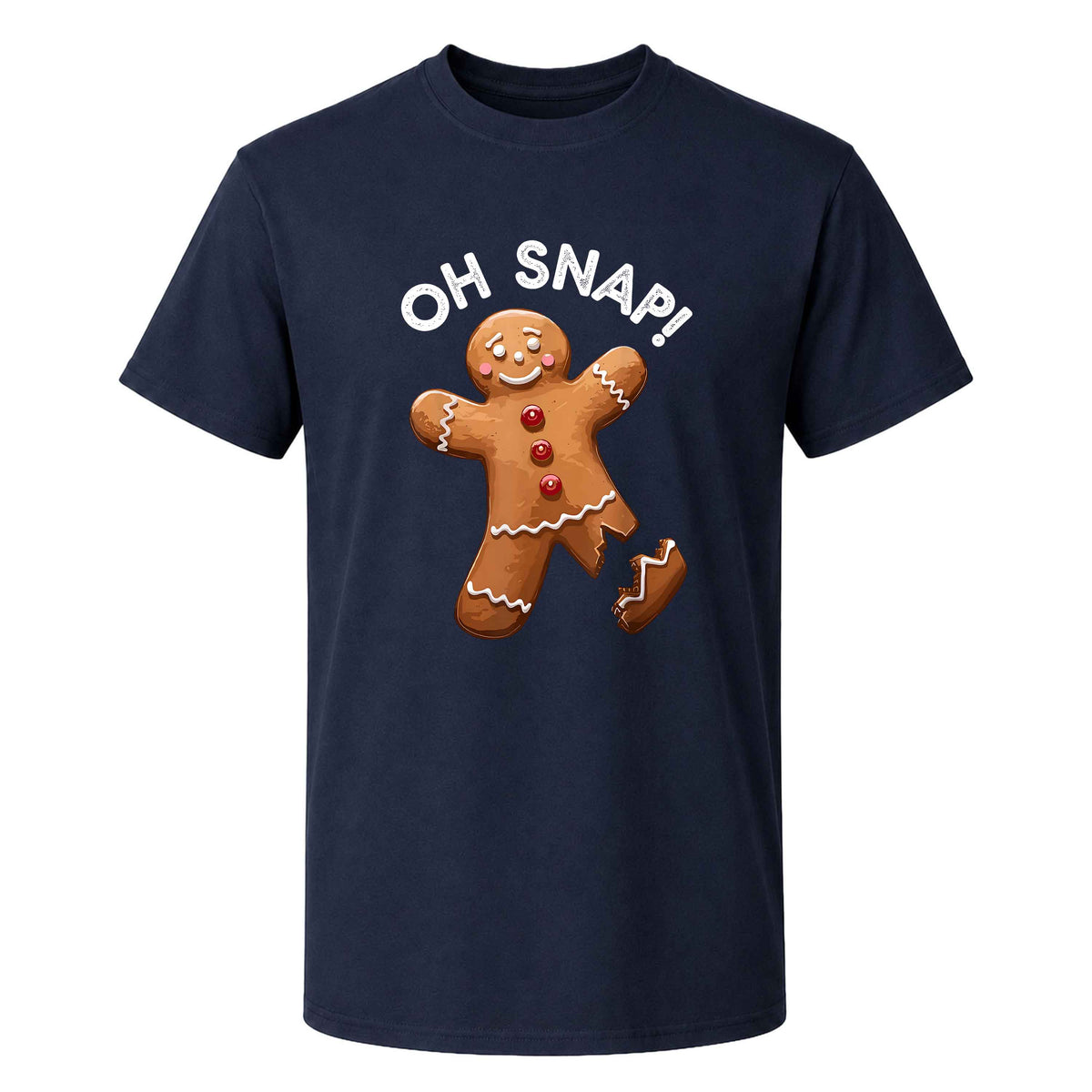 Funny Gingerbread Christmas Sweatshirt, Oh Snap Holiday Graphic Tee, Christmas Gift