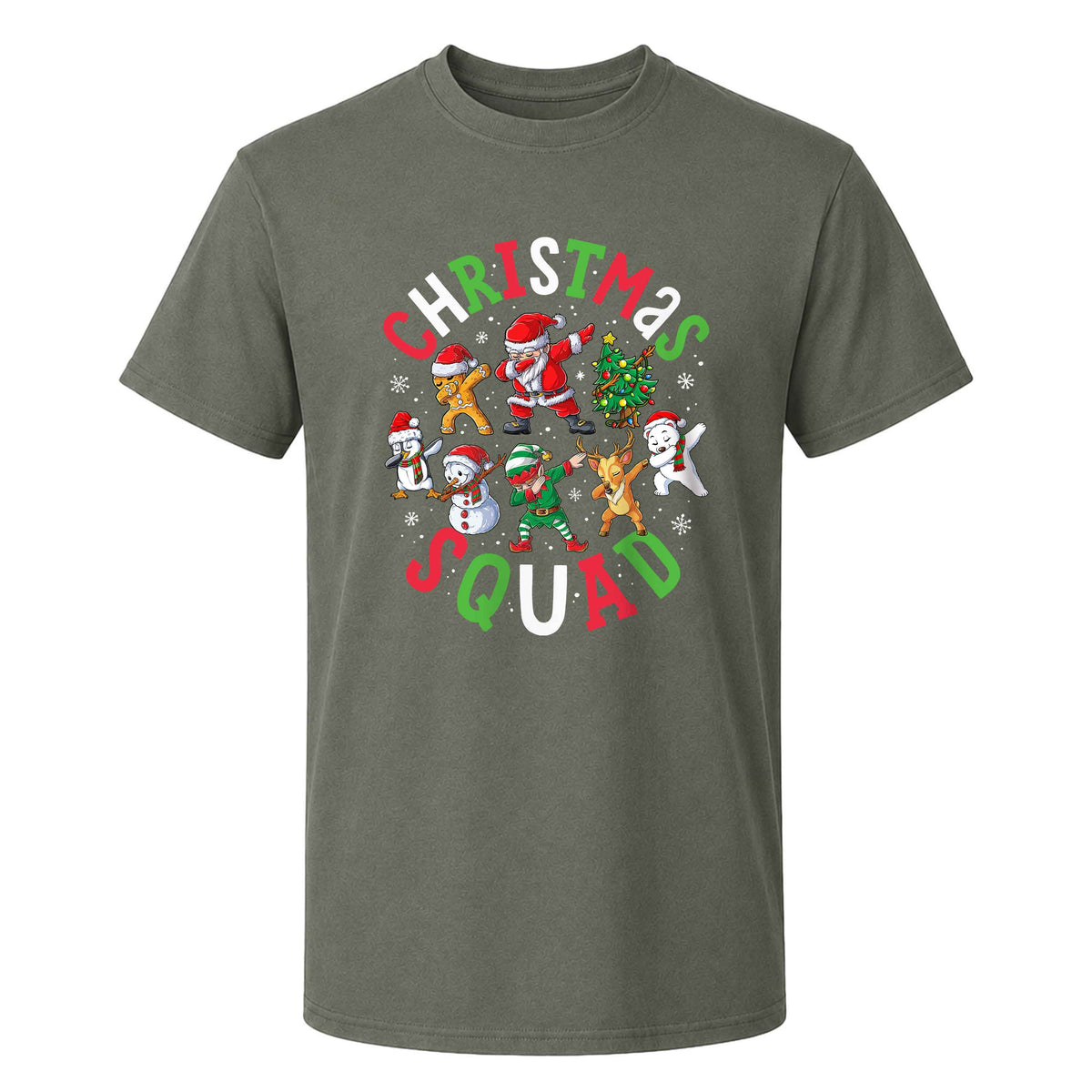 Christmas Squad Matching Family Shirts, Funny Christmas Graphic Tees, Holiday Gift for Family