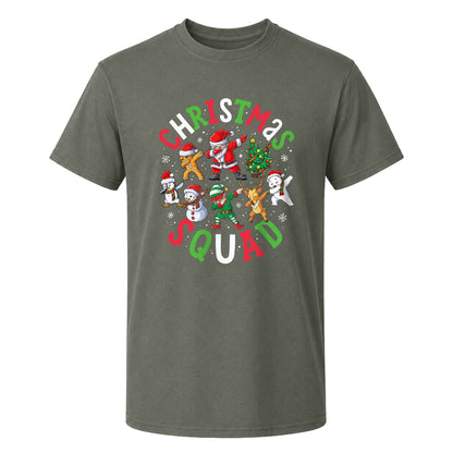 Christmas Squad Matching Family Shirts, Funny Christmas Graphic Tees, Holiday Gift for Family