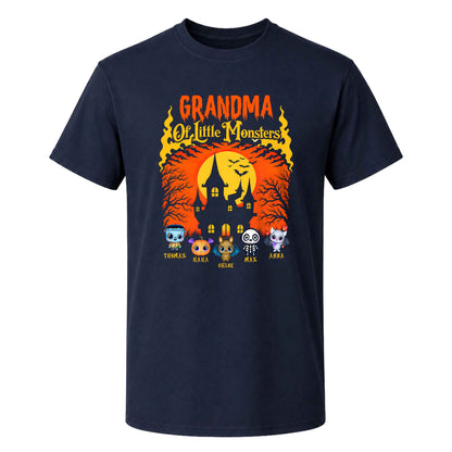 Personalized Grandma Monster Halloween Sweatshirt, Custom Characters & Names Halloween Family Gift