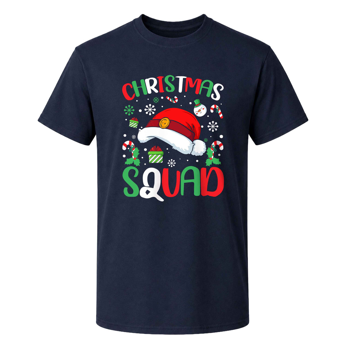 Christmas Squad Matching Family Shirts, Funny Christmas Graphic Tees, Holiday Gift for Family