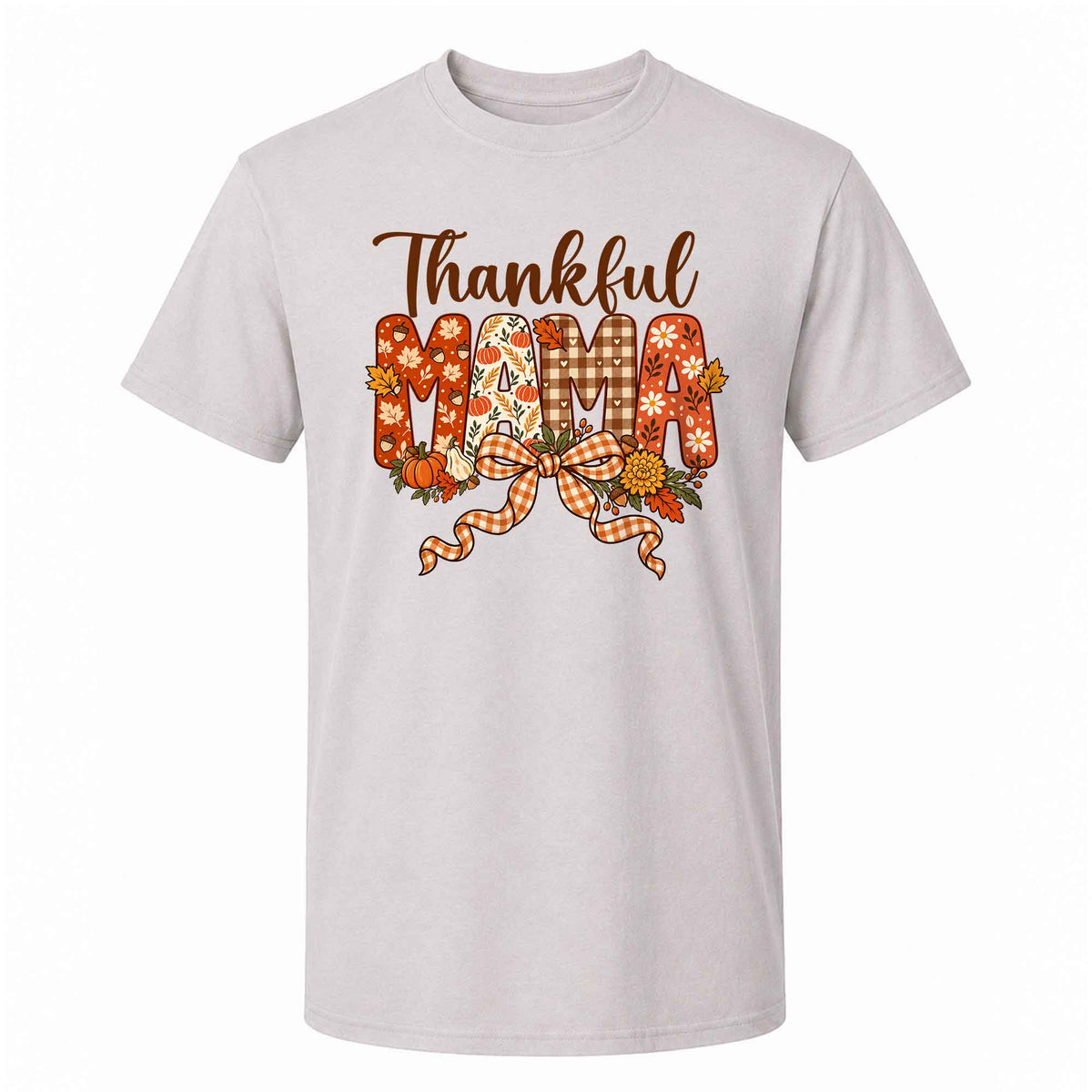 Personalized Thanksgiving Shirt - Thankful Mama - Holiday Gift for Mom, Grandma