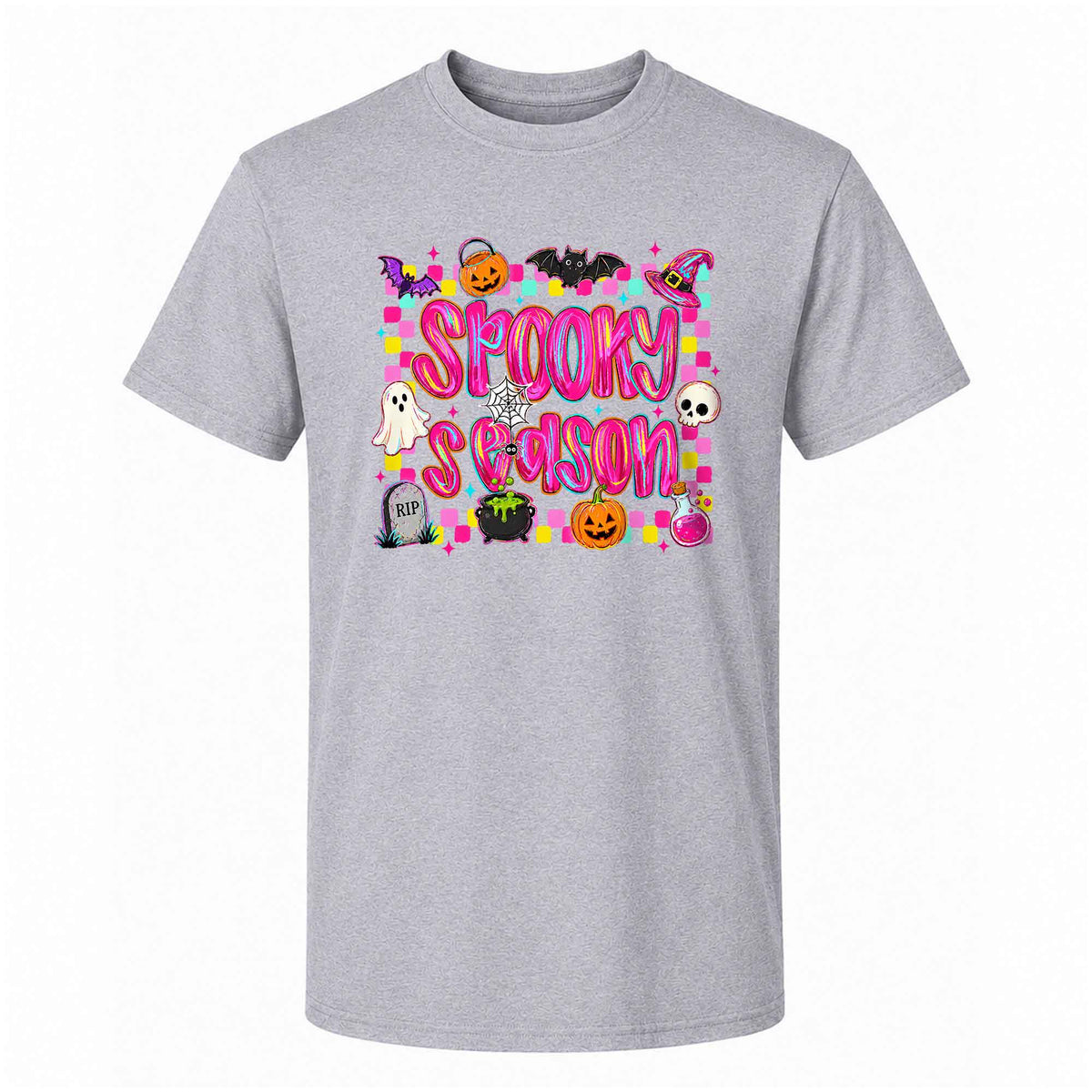 Colorful Halloween Shirt - Spooky Halloween T-shirt Sweatshirt - Cute Halloween Outfit, Spooky Season Gift