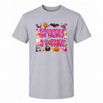 Colorful Halloween Shirt - Spooky Halloween T-shirt Sweatshirt - Cute Halloween Outfit, Spooky Season Gift