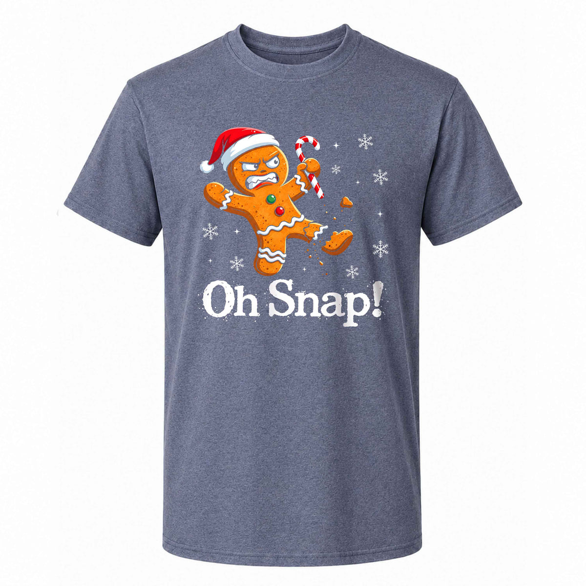 Funny Gingerbread Christmas Sweatshirt, Oh Snap Holiday Graphic Tee, Christmas Gift