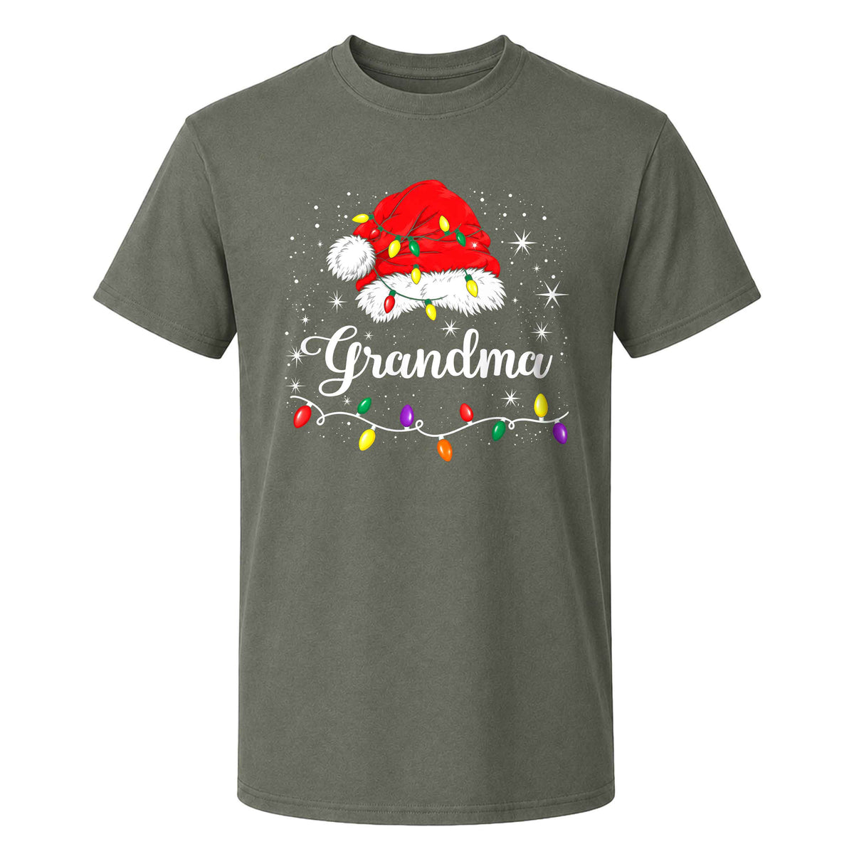 Personalized Family Christmas Shirts, Matching Santa Hat Tees, Custom Name Holiday Gift