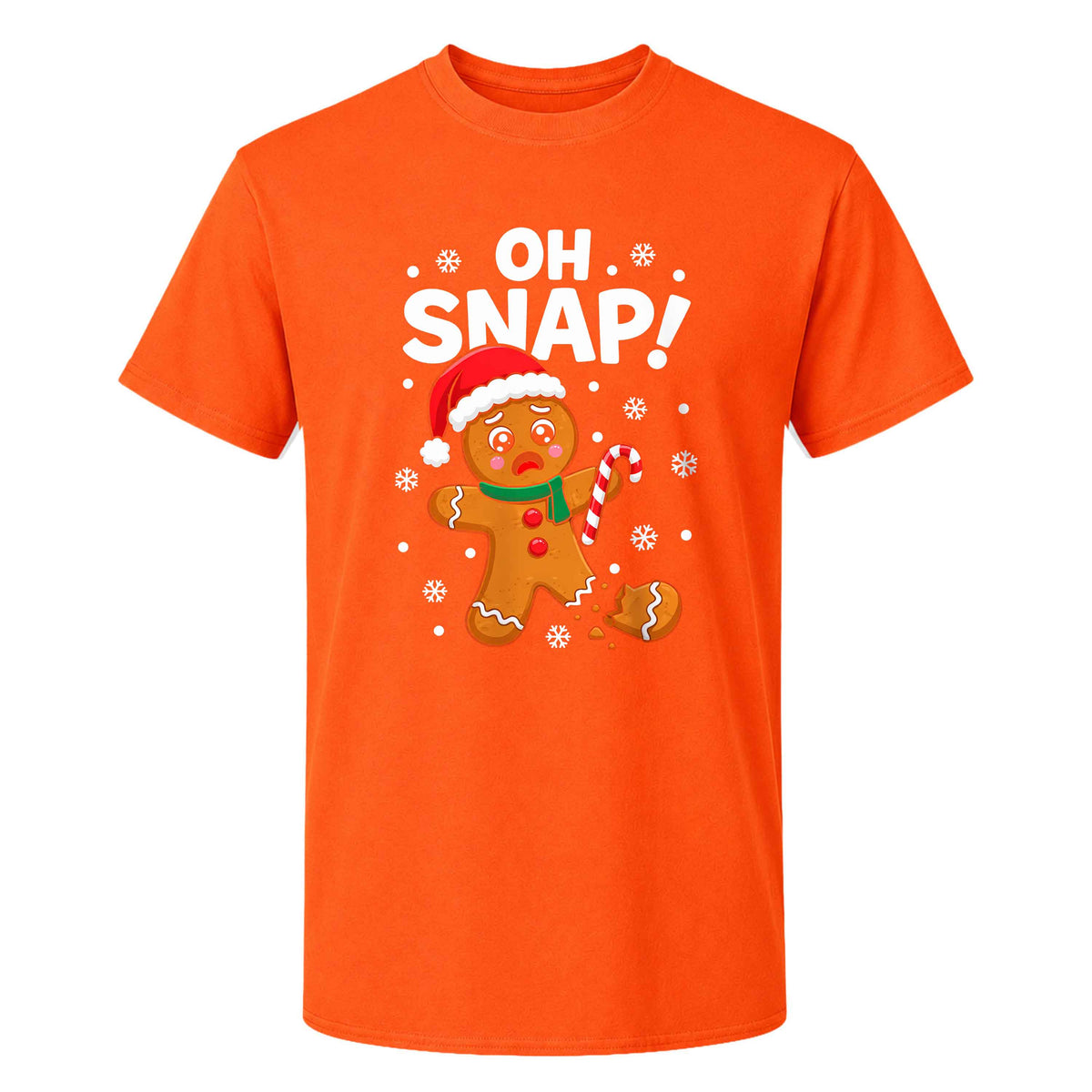 Funny Gingerbread Christmas Sweatshirt, Oh Snap Holiday Graphic Tee, Christmas Gift