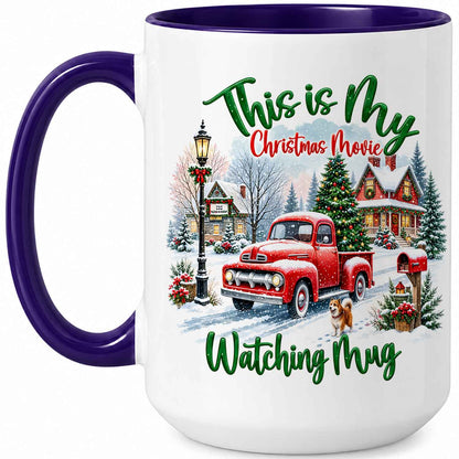 Christmas Movie Mug, Red Truck Christmas Tree Coffee Mug, Holiday Gift for Family