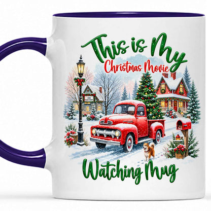 Christmas Movie Mug, Red Truck Christmas Tree Coffee Mug, Holiday Gift for Family