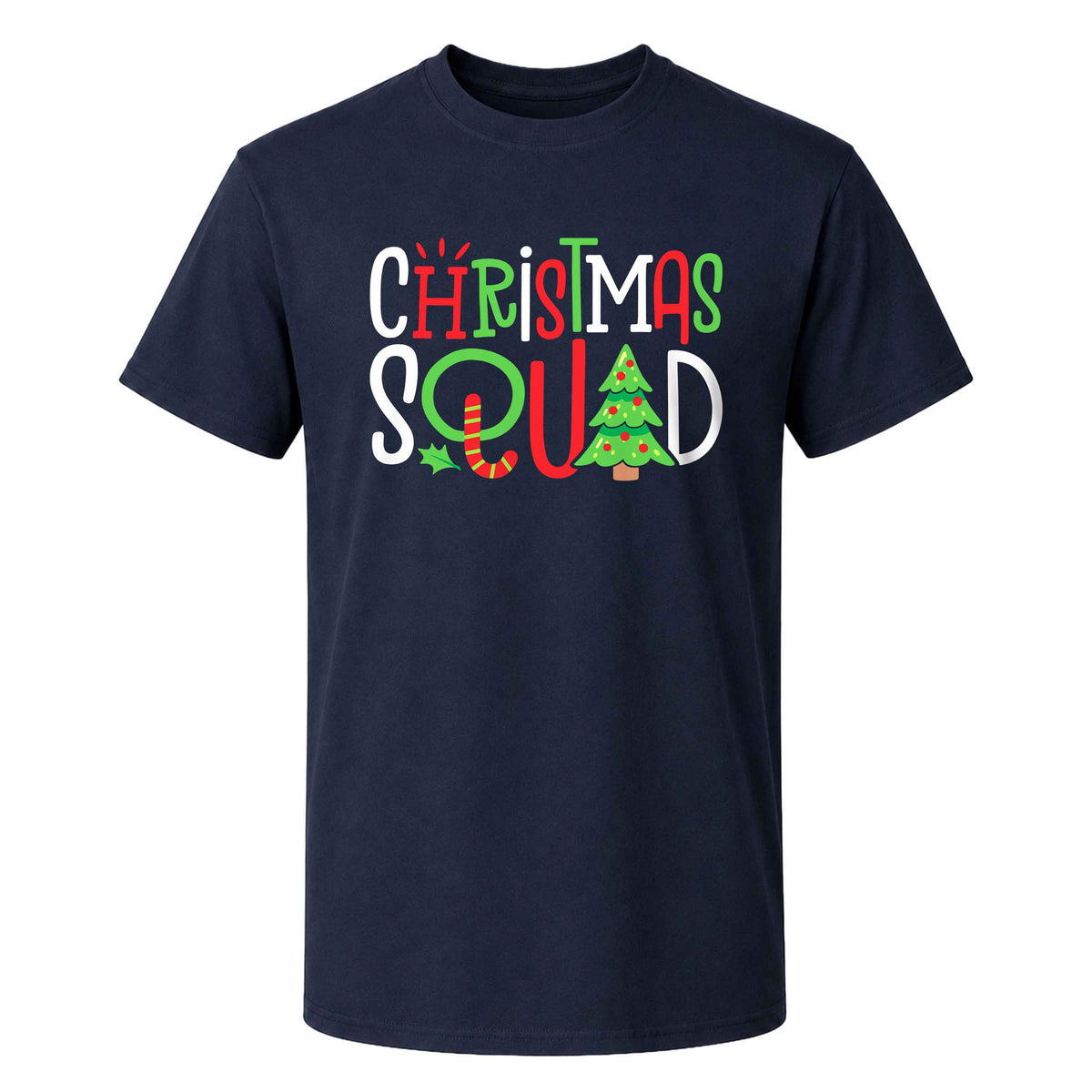 Christmas Squad Matching Family Shirts, Funny Christmas Graphic Tees, Holiday Gift for Family