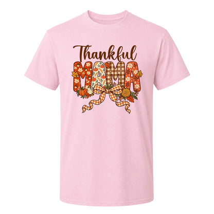 Personalized Thanksgiving Shirt - Thankful Mama - Holiday Gift for Mom, Grandma