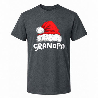 Personalized Family Christmas Shirts, Matching Santa Hat Tees, Custom Name Holiday Gift