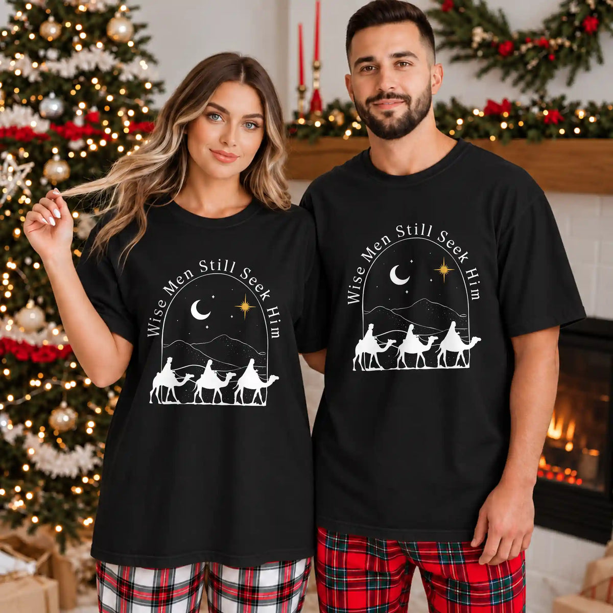 Wise Men Still Seek Him Christmas Shirt, Christian Nativity T-Shirt, Religious Christmas Gift for Men Women