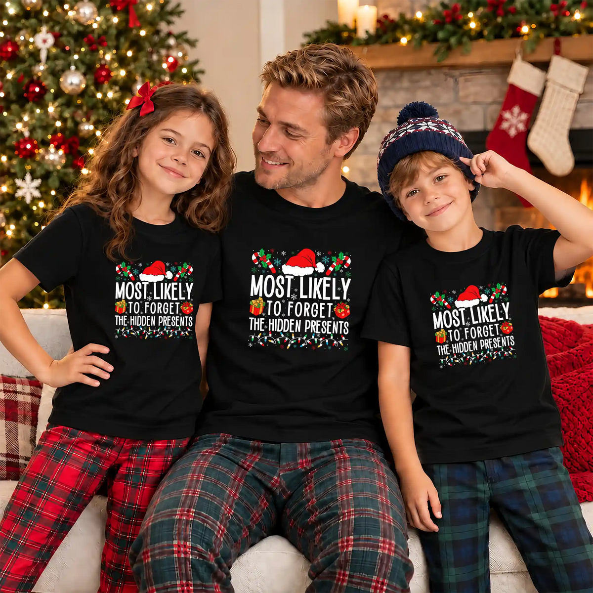 Most Likely To Christmas Shirt, Funny Holiday Graphic Tee, Christmas Family Matching Outfits