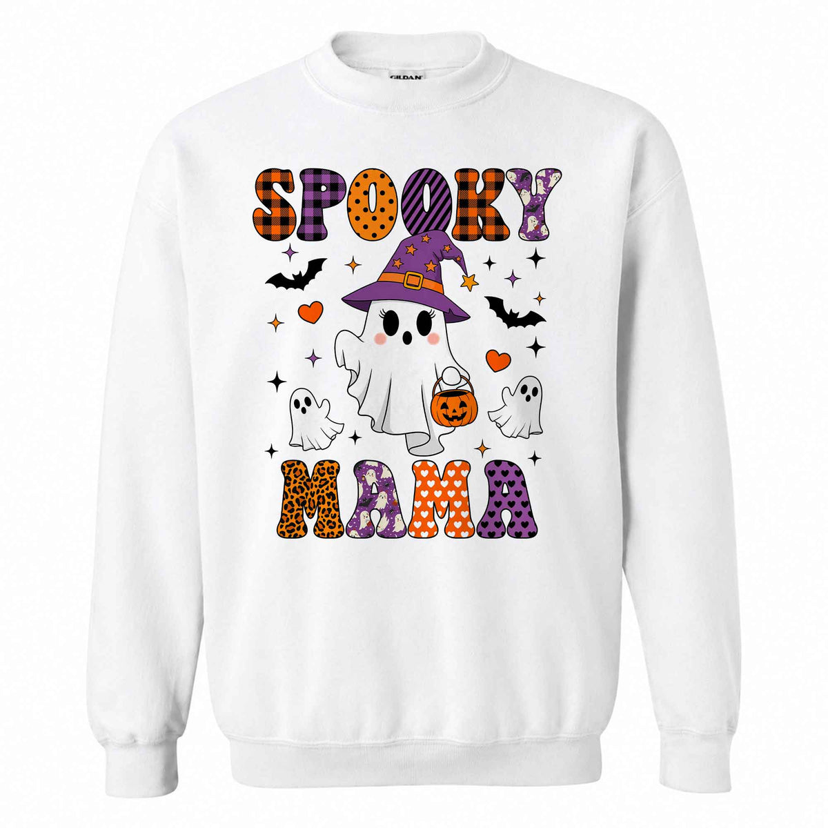 Personalized Halloween Shirt - Spooky Mama Shirt - Halloween Gift for Mom, Grandma, Aunt