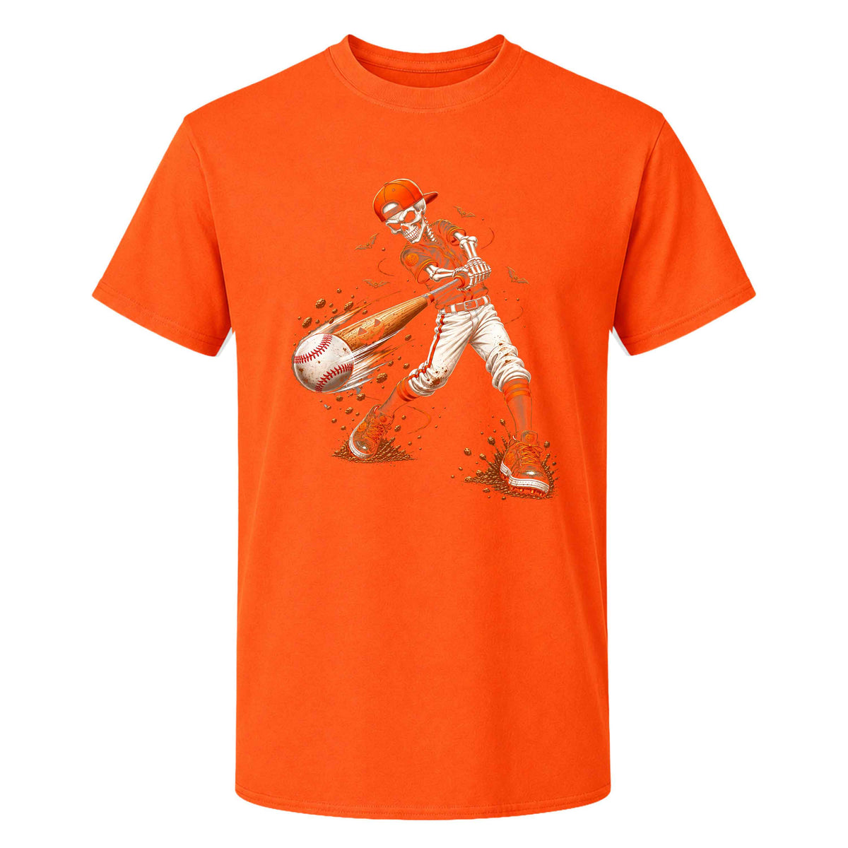 Baseball Skeleton Graphic Halloween Sweatshirt, Spooky Baseball Player Shirt, Funny Halloween Gift