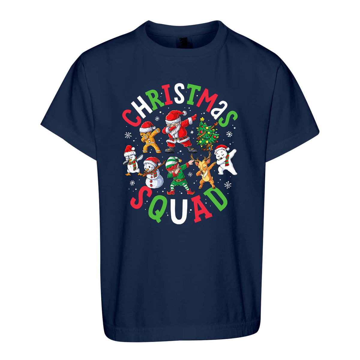Christmas Squad Matching Family Shirts, Funny Christmas Graphic Tees, Holiday Gift for Family