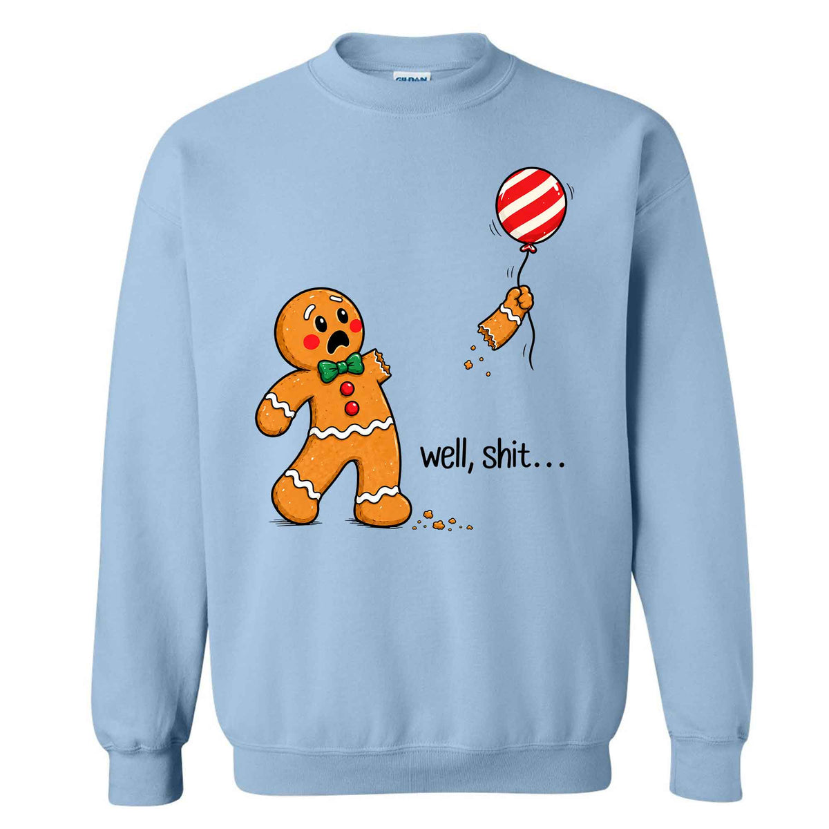 Gingerbread Christmas Sweatshirt, Funny Christmas Shirt Christmas Gift