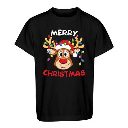 Matching Family Christmas Shirts, Merry Christmas Santa Hat Graphic Tees, Christmas Gift for Family