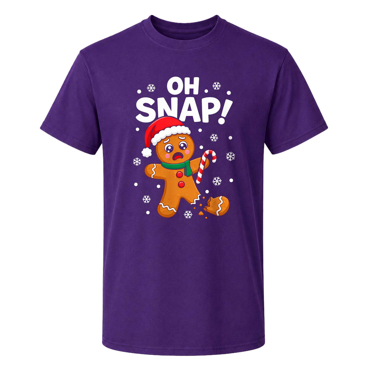 Funny Gingerbread Christmas Sweatshirt, Oh Snap Holiday Graphic Tee, Christmas Gift