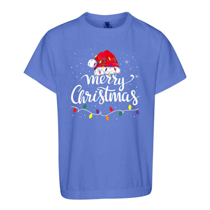 Matching Family Christmas Shirts, Merry Christmas Santa Hat Graphic Tees, Christmas Gift for Family
