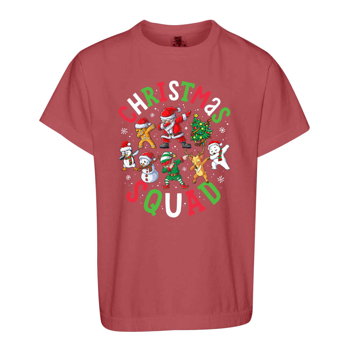 Christmas Squad Matching Family Shirts, Funny Christmas Graphic Tees, Holiday Gift for Family