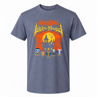 Personalized Grandma Monster Halloween Sweatshirt, Custom Characters & Names Halloween Family Gift
