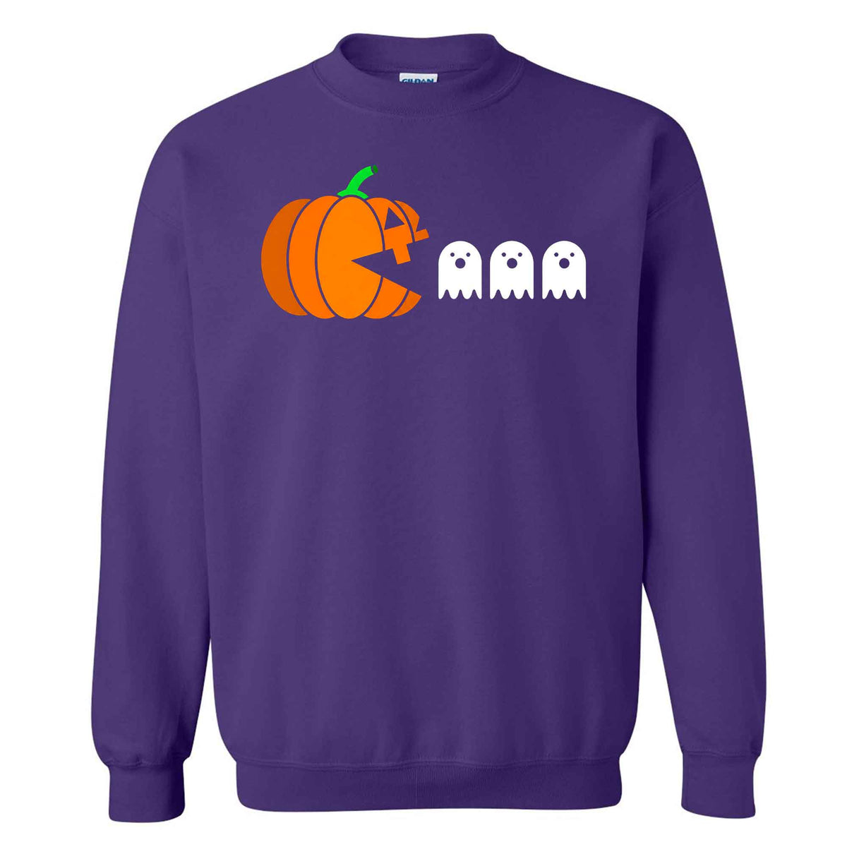 Pumpkin Ghost Graphic Halloween Sweatshirt, Spooky Season Jack O Lantern Shirt, Funny Halloween Gift
