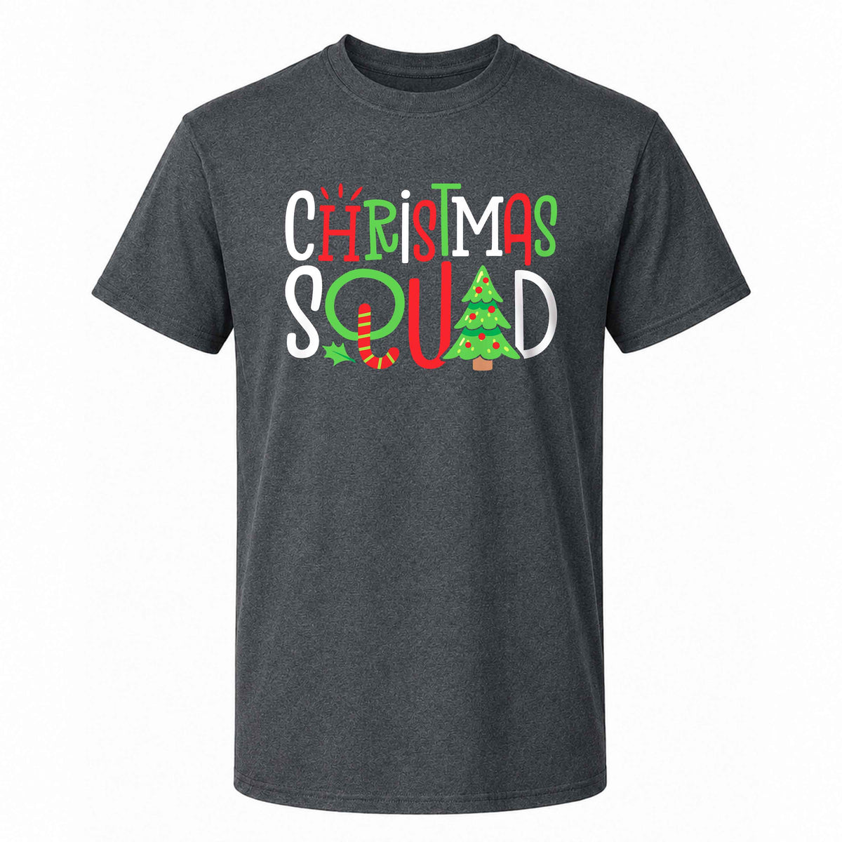 Christmas Squad Matching Family Shirts, Funny Christmas Graphic Tees, Holiday Gift for Family