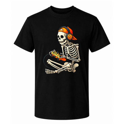 Skeleton Gamer Halloween Sweatshirt, Boys Pumpkin Gaming Shirt, Funny Halloween Gift