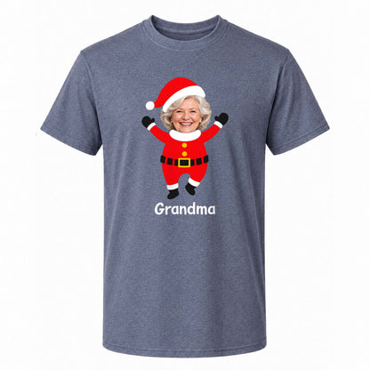 Custom Face Christmas Family Shirts, Personalized Holiday Characters, Matching Family Outfits