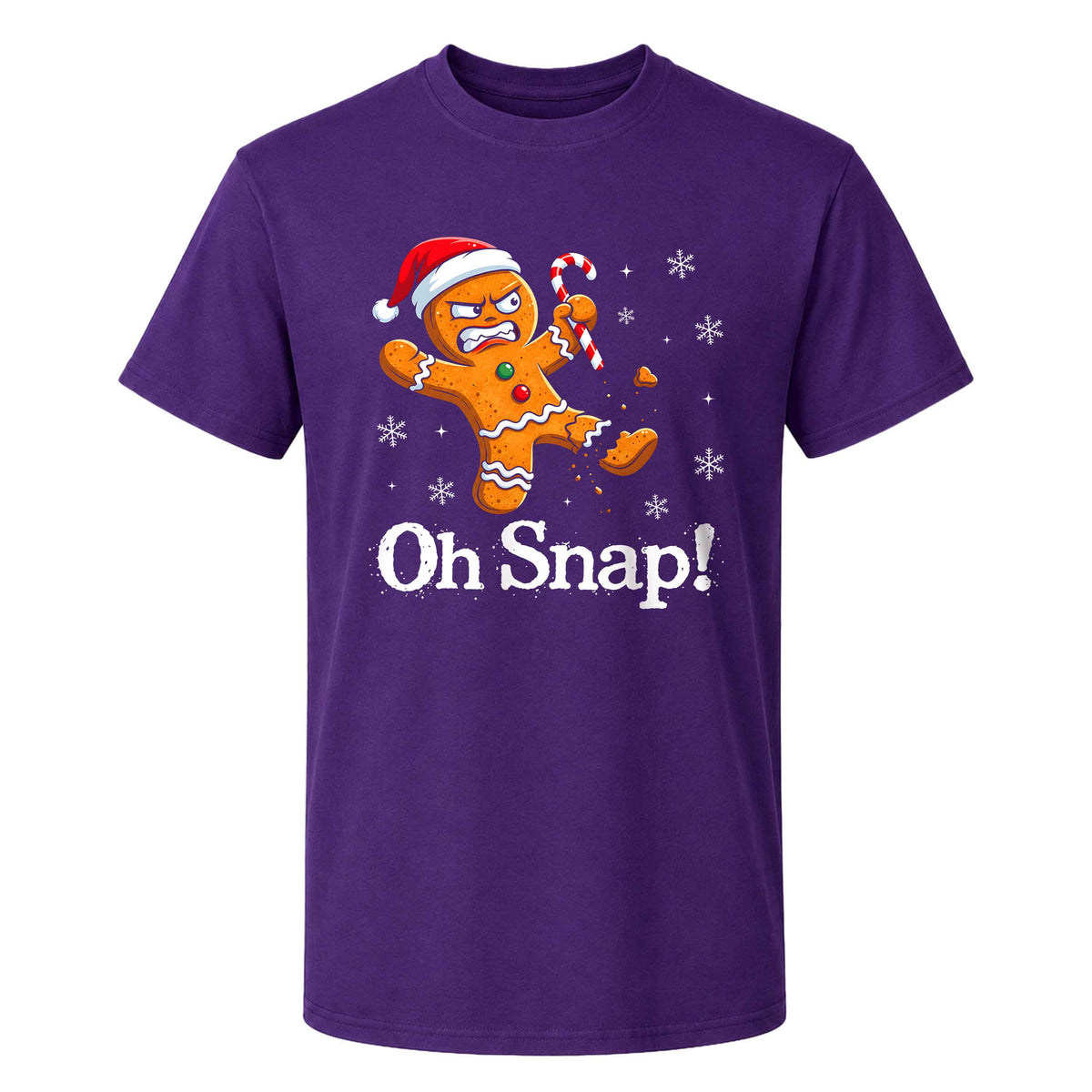 Funny Gingerbread Christmas Sweatshirt, Oh Snap Holiday Graphic Tee, Christmas Gift