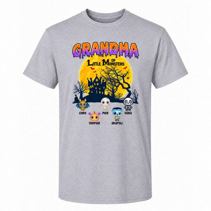 Personalized Grandma Monster Halloween Sweatshirt, Custom Characters & Names Halloween Family Gift