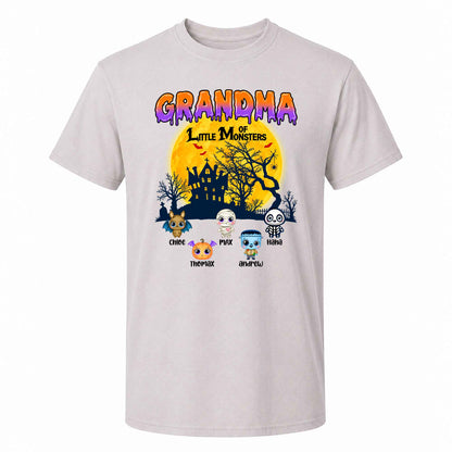Personalized Grandma Monster Halloween Sweatshirt, Custom Characters & Names Halloween Family Gift