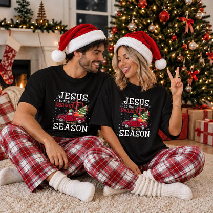 Jesus Is The Reason For The Season Christmas Shirt, Christian Nativity Tee, Religious Gift For Xmas