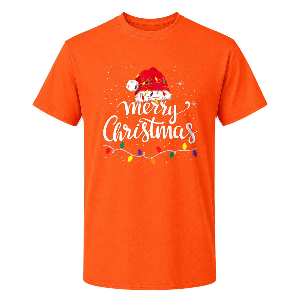 Matching Family Christmas Shirts, Merry Christmas Santa Hat Graphic Tees, Christmas Gift for Family