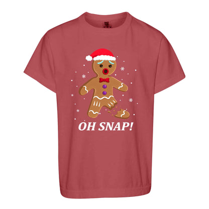 Funny Gingerbread Christmas Sweatshirt, Oh Snap Holiday Graphic Tee, Christmas Gift