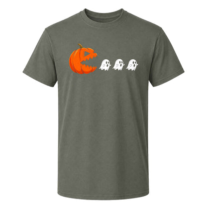Pumpkin Ghost Graphic Halloween Sweatshirt, Spooky Season Jack O Lantern Shirt, Funny Halloween Gift