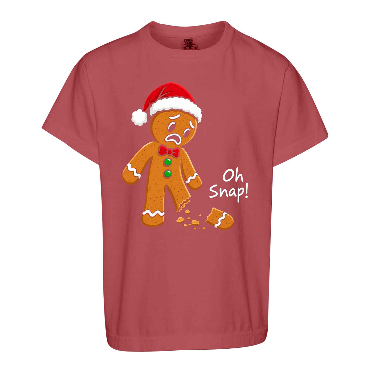 Funny Gingerbread Christmas Sweatshirt, Oh Snap Holiday Graphic Tee, Christmas Gift