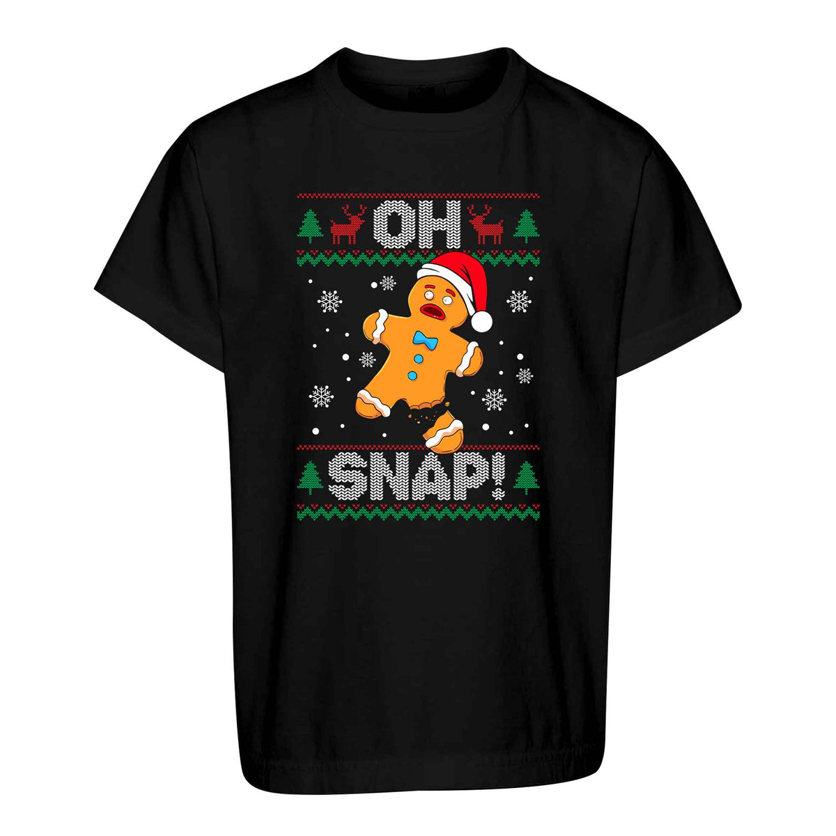 Funny Gingerbread Christmas Sweatshirt, Oh Snap Holiday Graphic Tee, Christmas Gift
