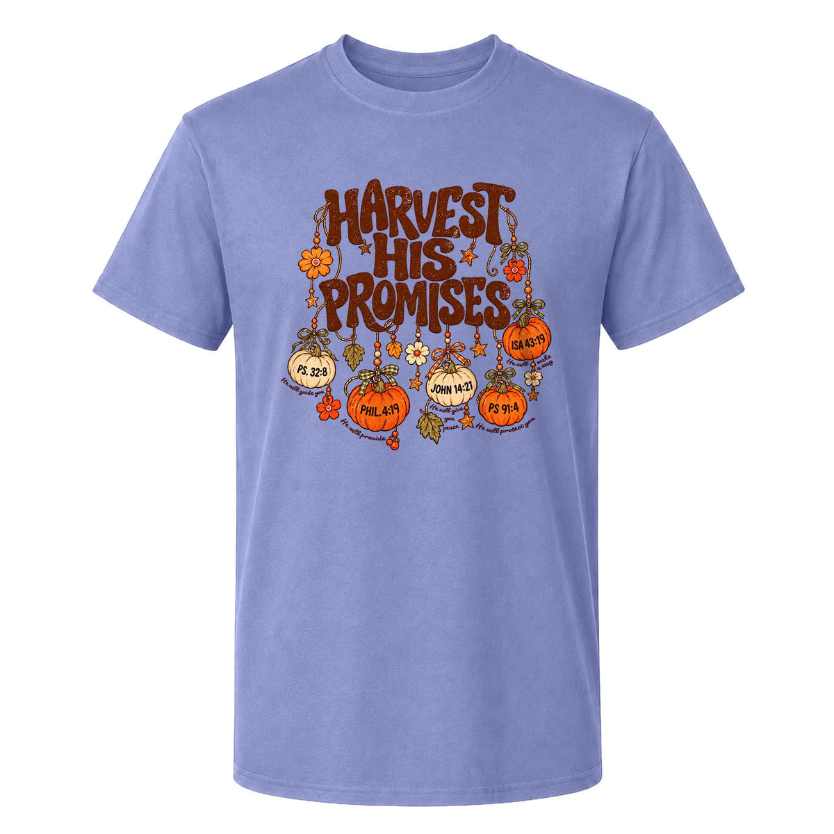 Thanksgiving Christian Shirt  - Harvest His Promises - Thanksgiving Gift for Friends, Self Gift